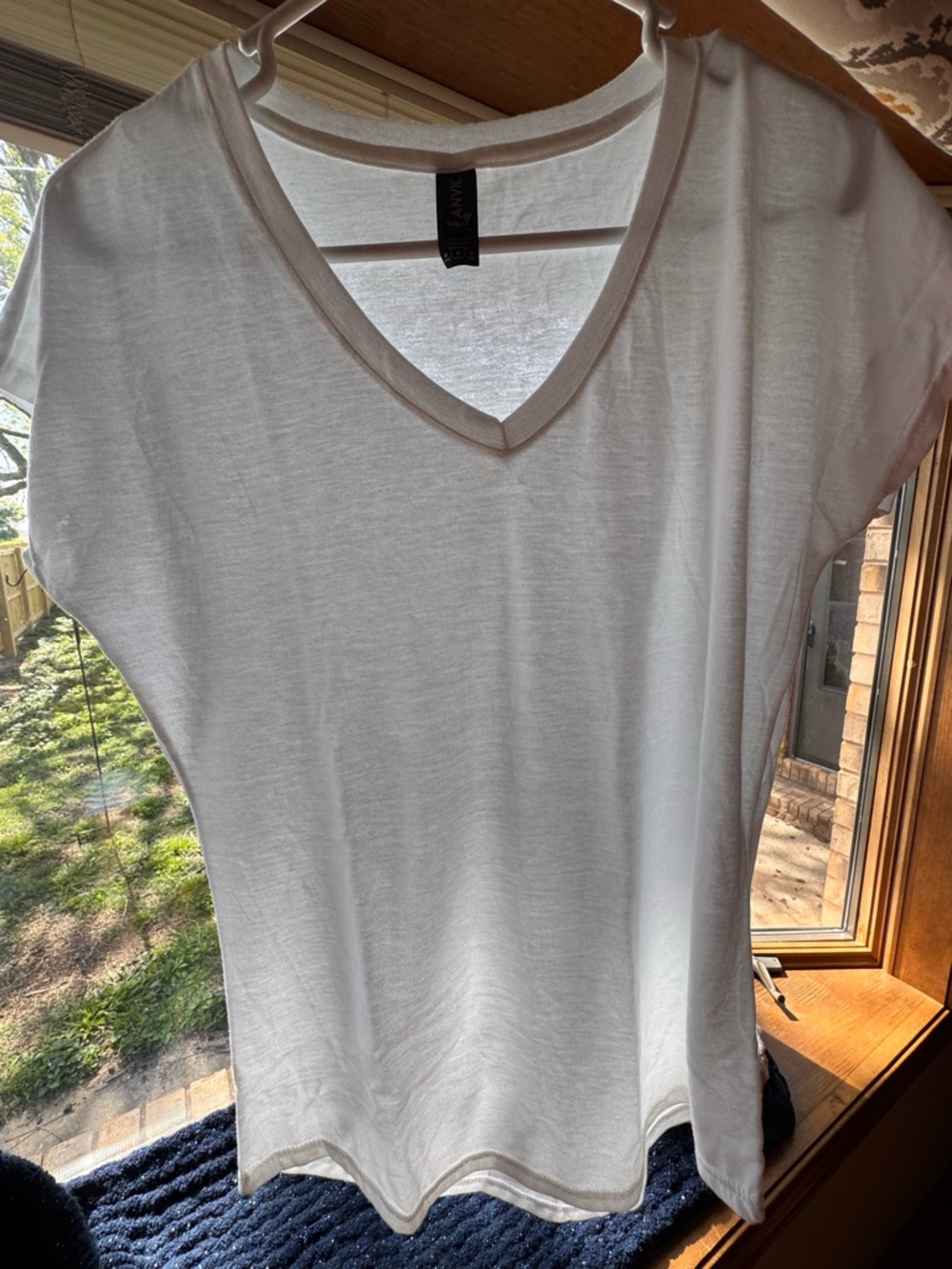 Anvil Women's Tri-Blend V-Neck Tee
